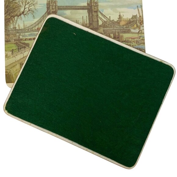 Vintage Clover Leaf Placemats Set of 8 English Landmarks by Dennis Flanders - Picture 6 of 6
